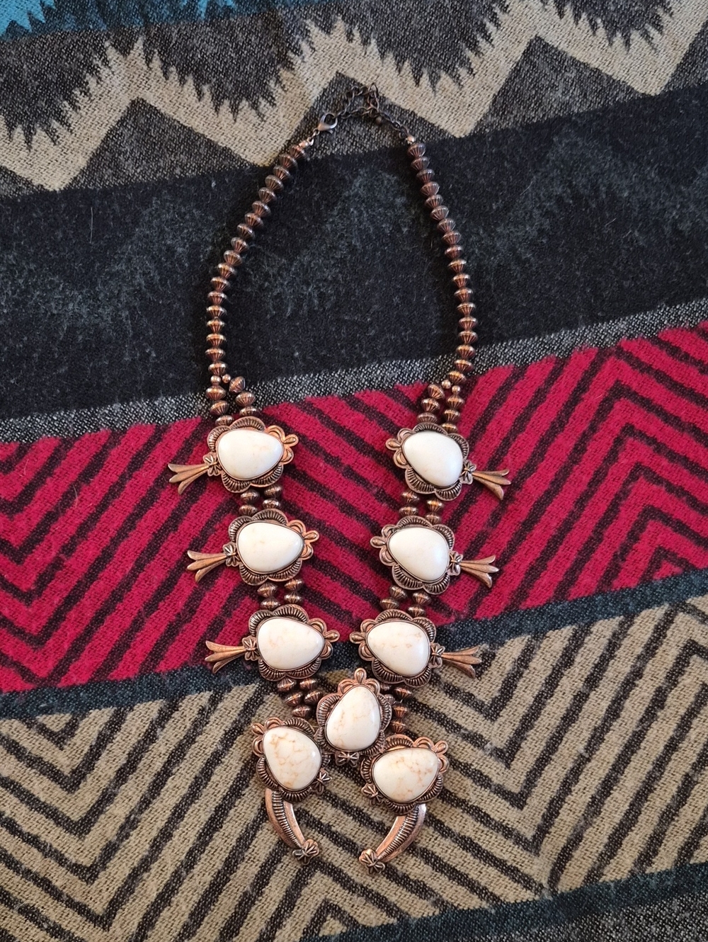 White Stone Statement Necklace - Women Jewelry